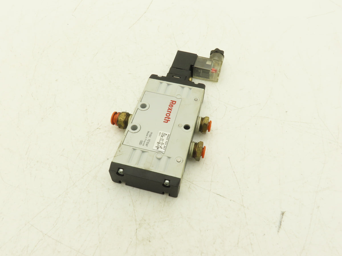 Rexroth R422 101 257 Pneumatic Solenoid Valve 2/5-Way 10 Bar 1/4"NPT 24VDC