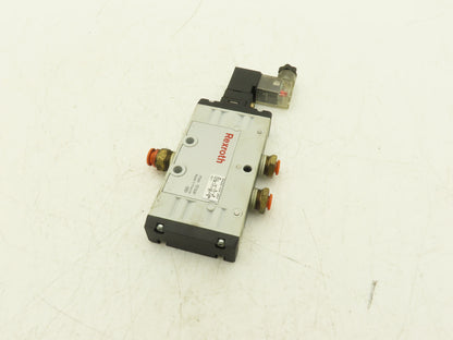 Rexroth R422 101 257 Pneumatic Solenoid Valve 2/5-Way 10 Bar 1/4"NPT 24VDC
