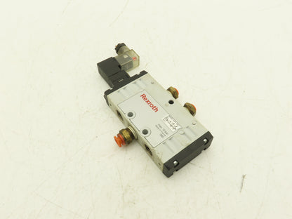 Rexroth R422 101 257 Pneumatic Solenoid Valve 2/5-Way 10 Bar 1/4"NPT 24VDC