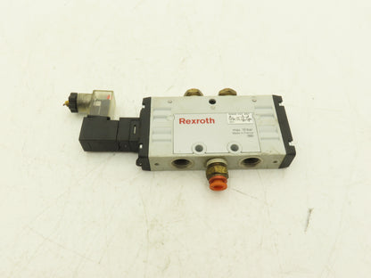 Rexroth R422 101 257 Pneumatic Solenoid Valve 2/5-Way 10 Bar 1/4"NPT 24VDC