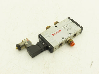 Rexroth R422 101 257 Pneumatic Solenoid Valve 2/5-Way 10 Bar 1/4"NPT 24VDC