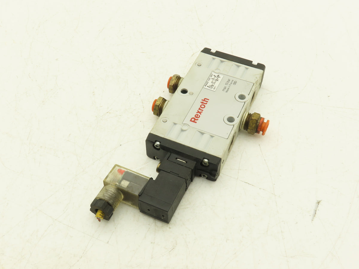 Rexroth R422 101 257 Pneumatic Solenoid Valve 2/5-Way 10 Bar 1/4"NPT 24VDC