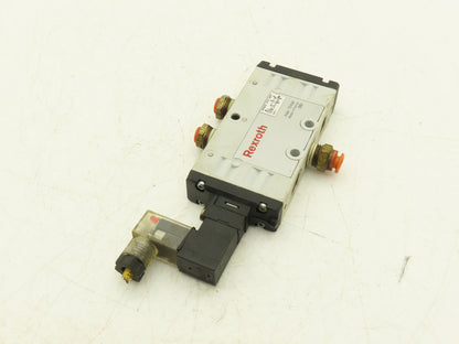 Rexroth R422 101 257 Pneumatic Solenoid Valve 2/5-Way 10 Bar 1/4"NPT 24VDC