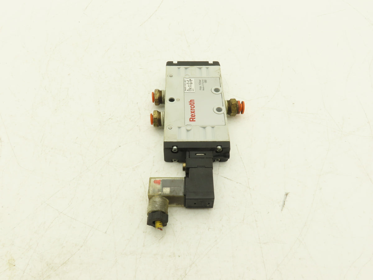 Rexroth R422 101 257 Pneumatic Solenoid Valve 2/5-Way 10 Bar 1/4"NPT 24VDC