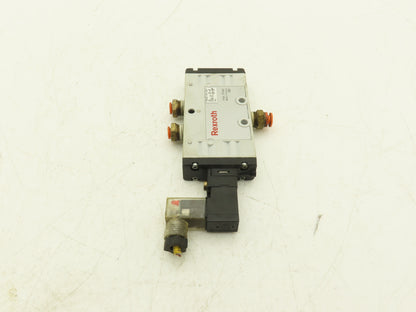 Rexroth R422 101 257 Pneumatic Solenoid Valve 2/5-Way 10 Bar 1/4"NPT 24VDC
