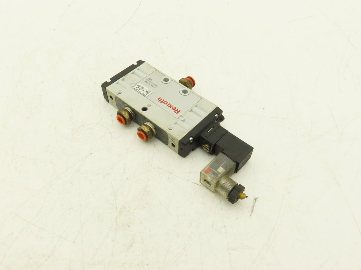 Rexroth R422 101 257 Pneumatic Solenoid Valve 2/5-Way 10 Bar 1/4"NPT 24VDC