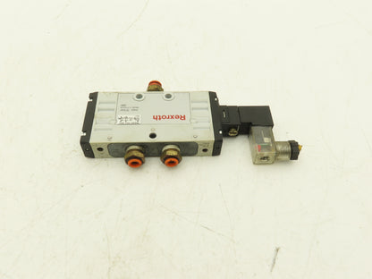 Rexroth R422 101 257 Pneumatic Solenoid Valve 2/5-Way 10 Bar 1/4"NPT 24VDC