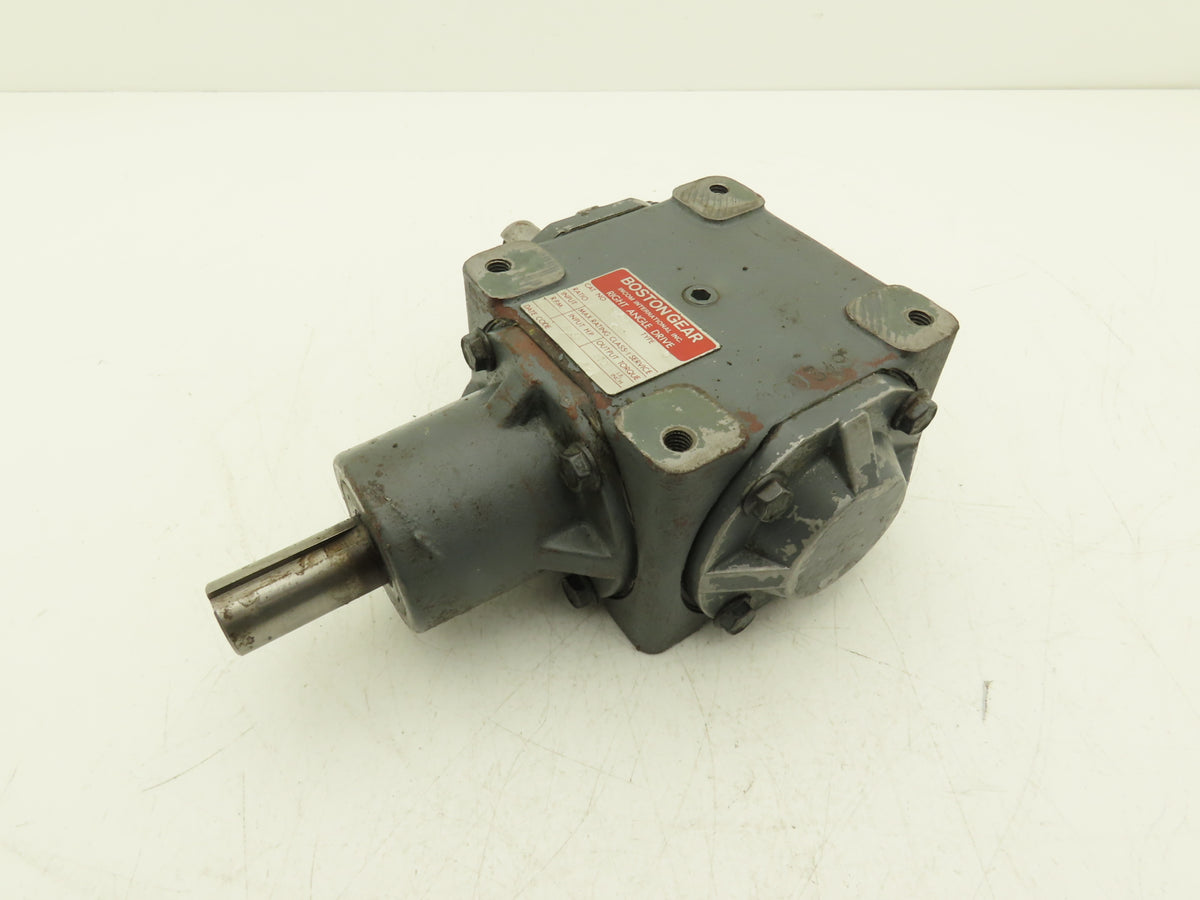 Boston Gear R1214-2 B Right Angle Drive 2:1 Gearbox 6.65Hp 875 RPM 1" Dual Shaft