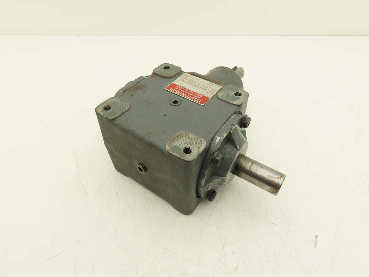 Boston Gear R1214-2 B Right Angle Drive 2:1 Gearbox 6.65Hp 875 RPM 1" Dual Shaft