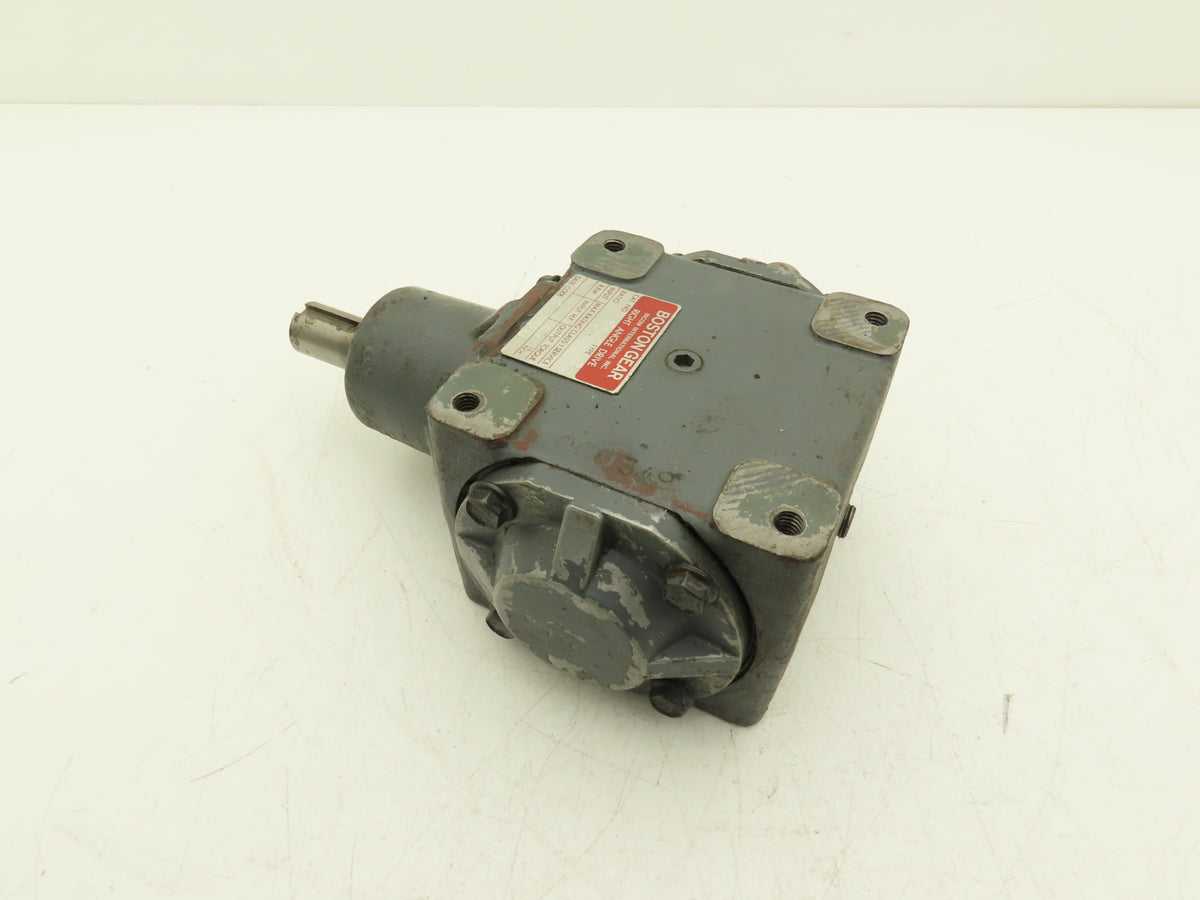 Boston Gear R1214-2 B Right Angle Drive 2:1 Gearbox 6.65Hp 875 RPM 1" Dual Shaft