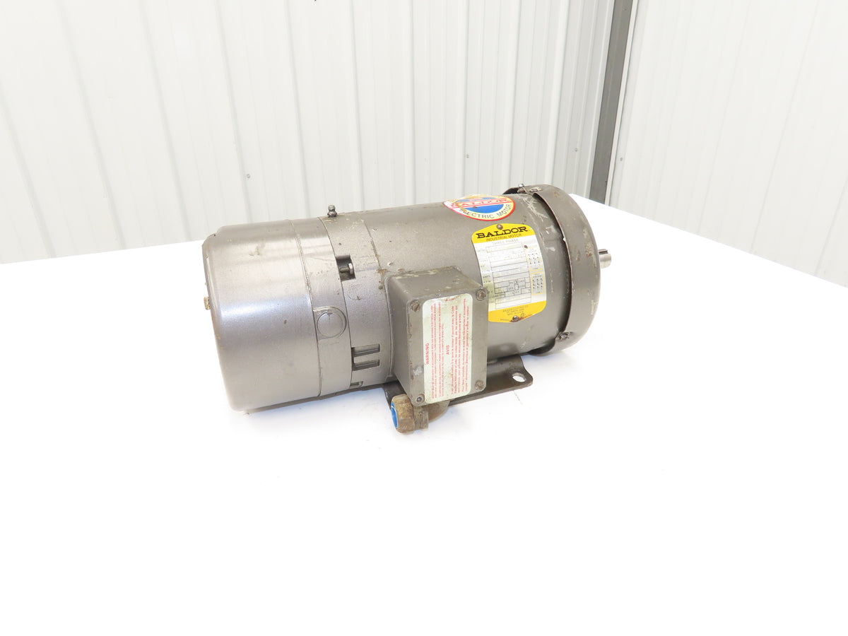 Baldor BM3546T Stearns Brake Motor 1Hp 1725 RPM 230/460V 3PH 143T TEFC
