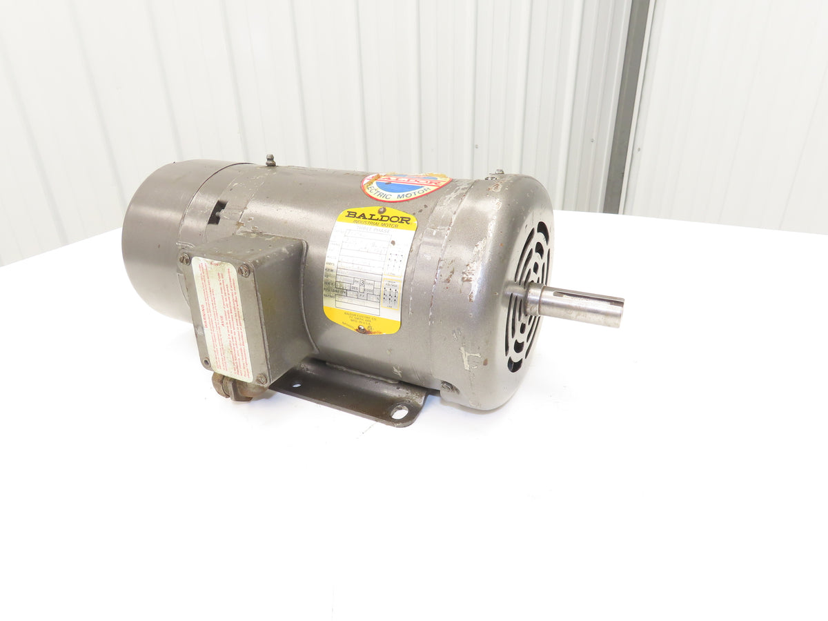 Baldor BM3546T Stearns Brake Motor 1Hp 1725 RPM 230/460V 3PH 143T TEFC