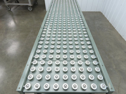 Hytrol Uline 30"x 9' Ball Transfer Conveyor Table 27"BF 3"Centers Adj Height