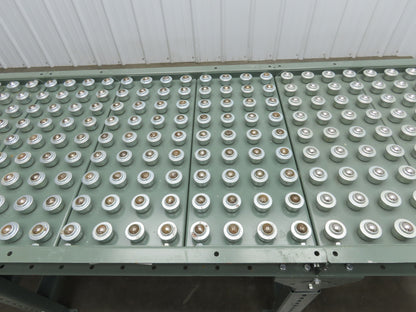 Hytrol Uline 30"x 9' Ball Transfer Conveyor Table 27"BF 3"Centers Adj Height