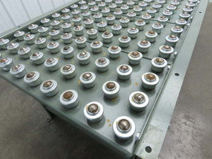 Hytrol Uline 30"x 9' Ball Transfer Conveyor Table 27"BF 3"Centers Adj Height