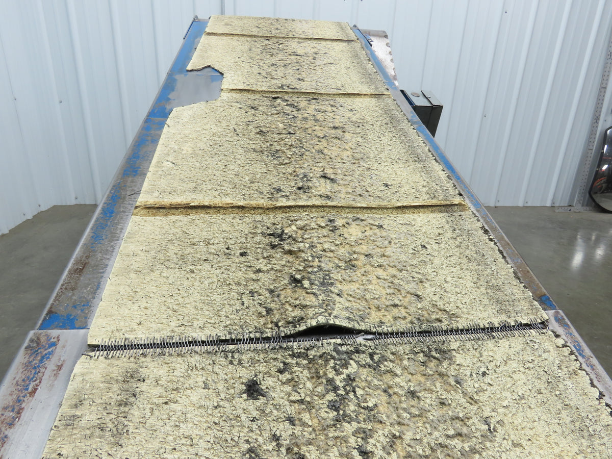 New London Engineering 28"x 8' 7" Portable Incline Conveyor 24"Cleated Belt 115V