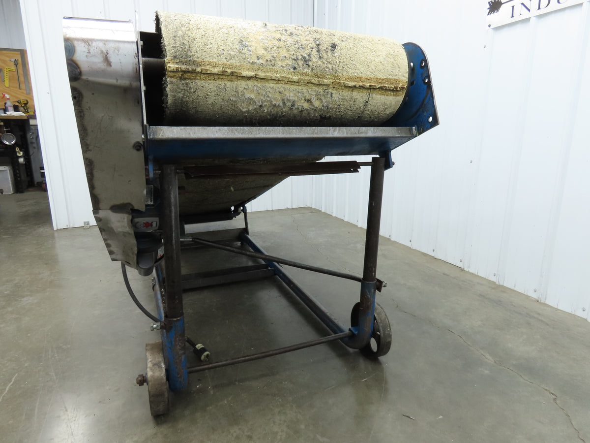 New London Engineering 28"x 8' 7" Portable Incline Conveyor 24"Cleated Belt 115V