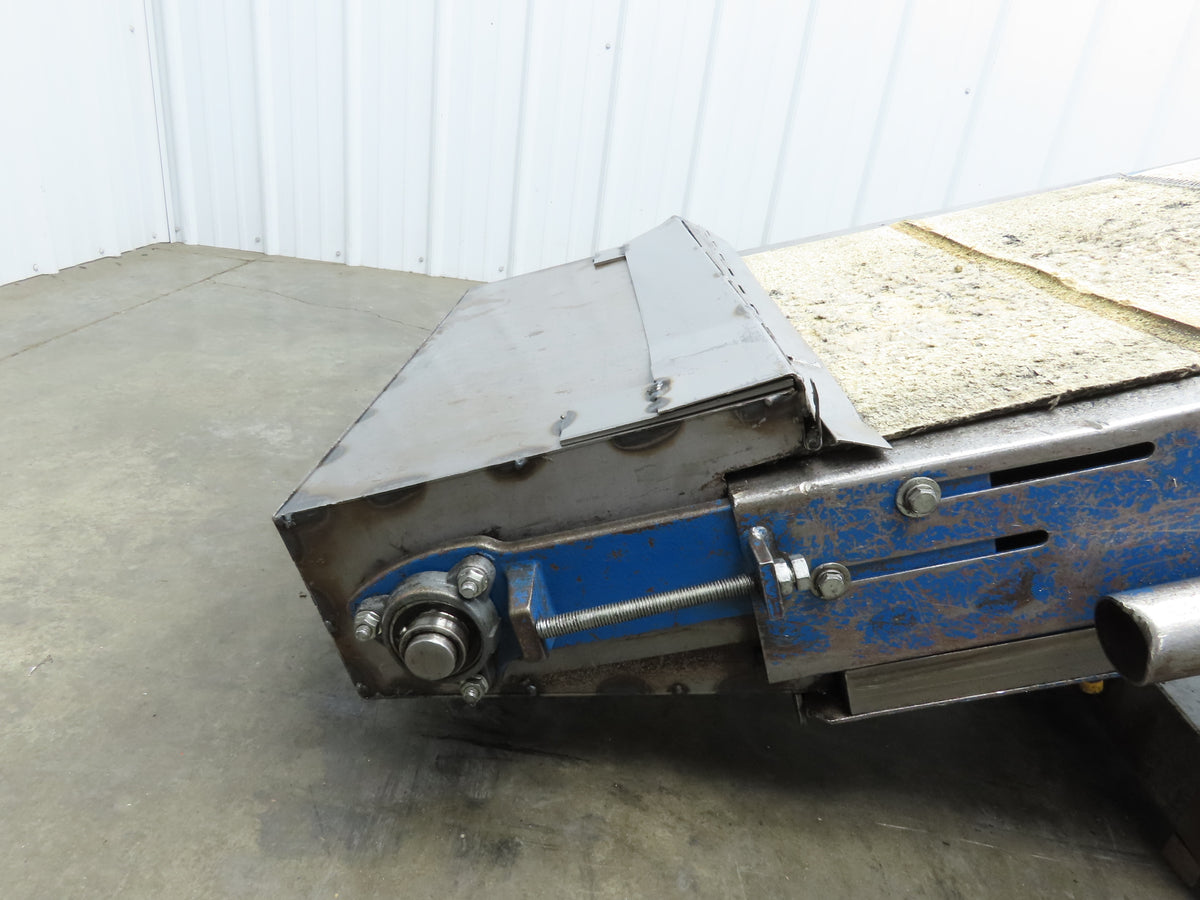 New London Engineering 28"x 8' 7" Portable Incline Conveyor 24"Cleated Belt 115V