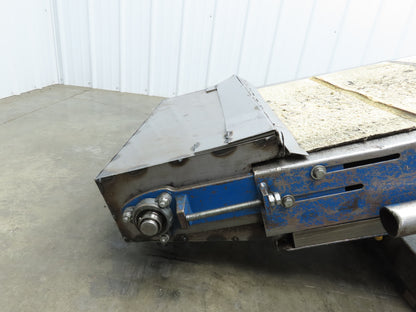 New London Engineering 28"x 8' 7" Portable Incline Conveyor 24"Cleated Belt 115V