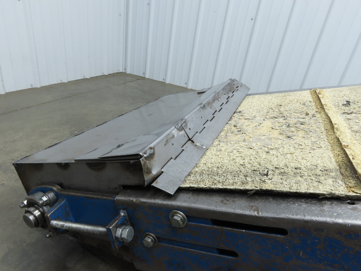 New London Engineering 28"x 8' 7" Portable Incline Conveyor 24"Cleated Belt 115V