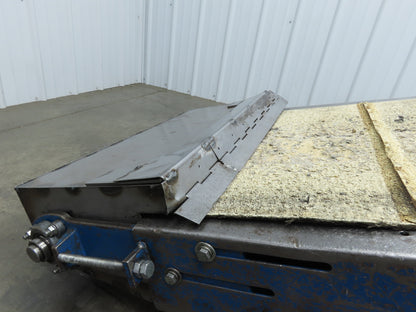 New London Engineering 28"x 8' 7" Portable Incline Conveyor 24"Cleated Belt 115V