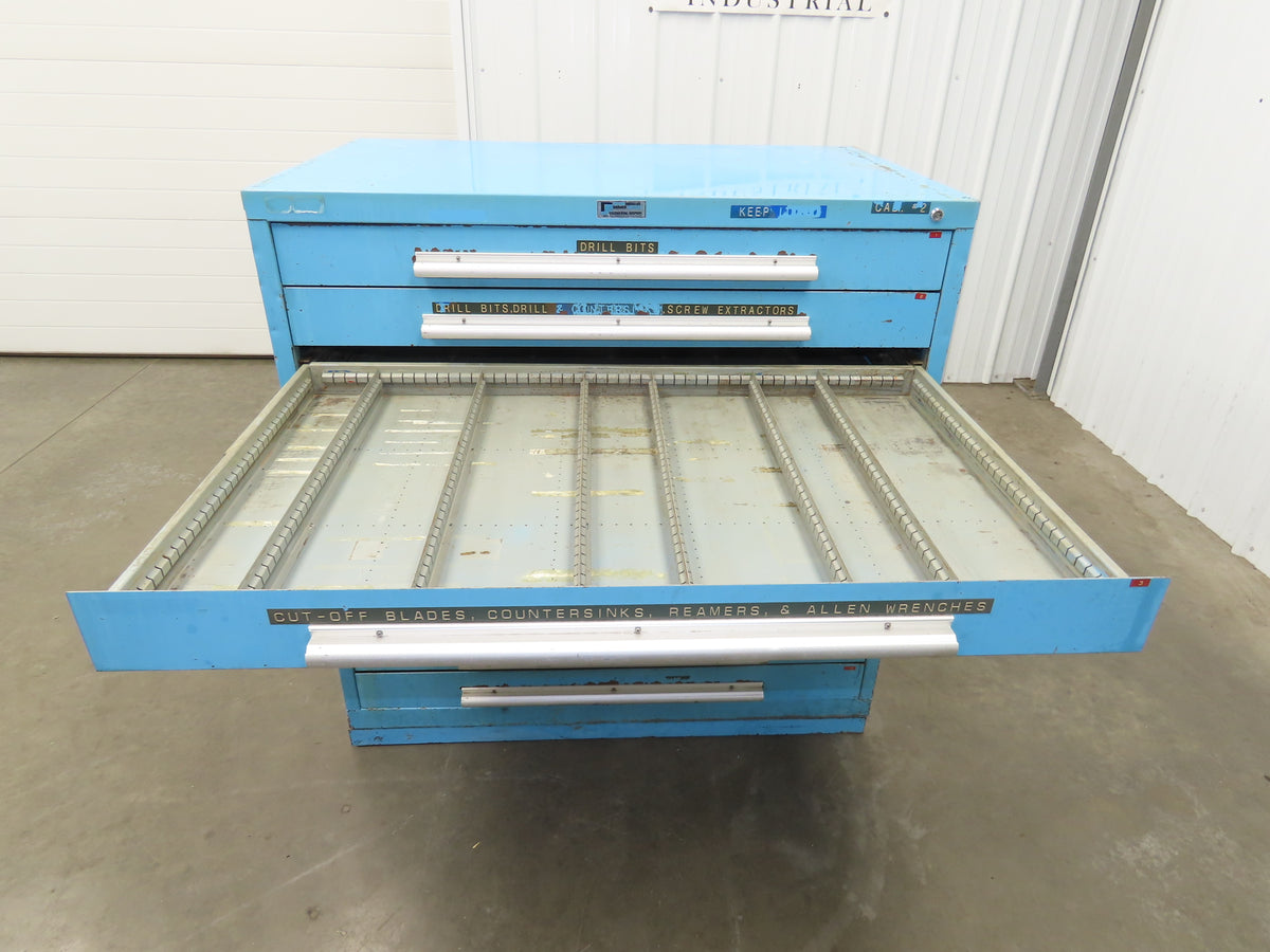 Nu-Era Tool Storage Cabinet Modular 10x 4" Drawer 45x28x46" Stanley Vidmar Lista