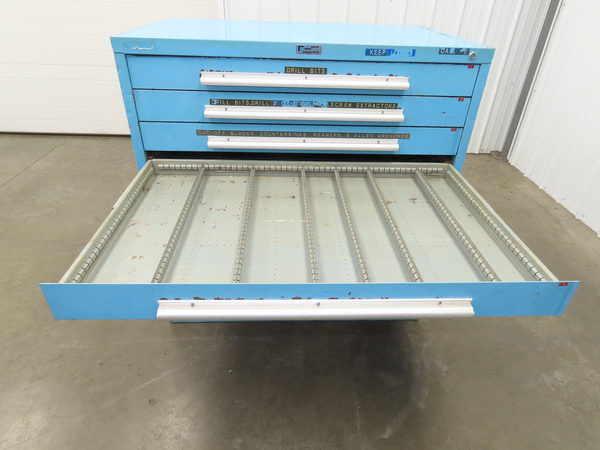 Nu-Era Tool Storage Cabinet Modular 10x 4" Drawer 45x28x46" Stanley Vidmar Lista