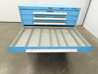 Nu-Era Tool Storage Cabinet Modular 10x 4" Drawer 45x28x46" Stanley Vidmar Lista