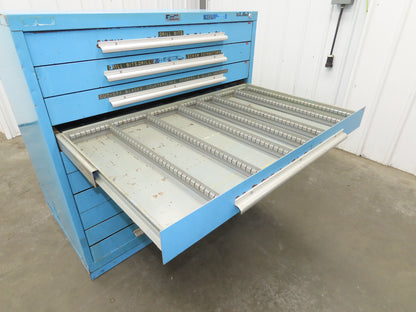 Nu-Era Tool Storage Cabinet Modular 10x 4" Drawer 45x28x46" Stanley Vidmar Lista
