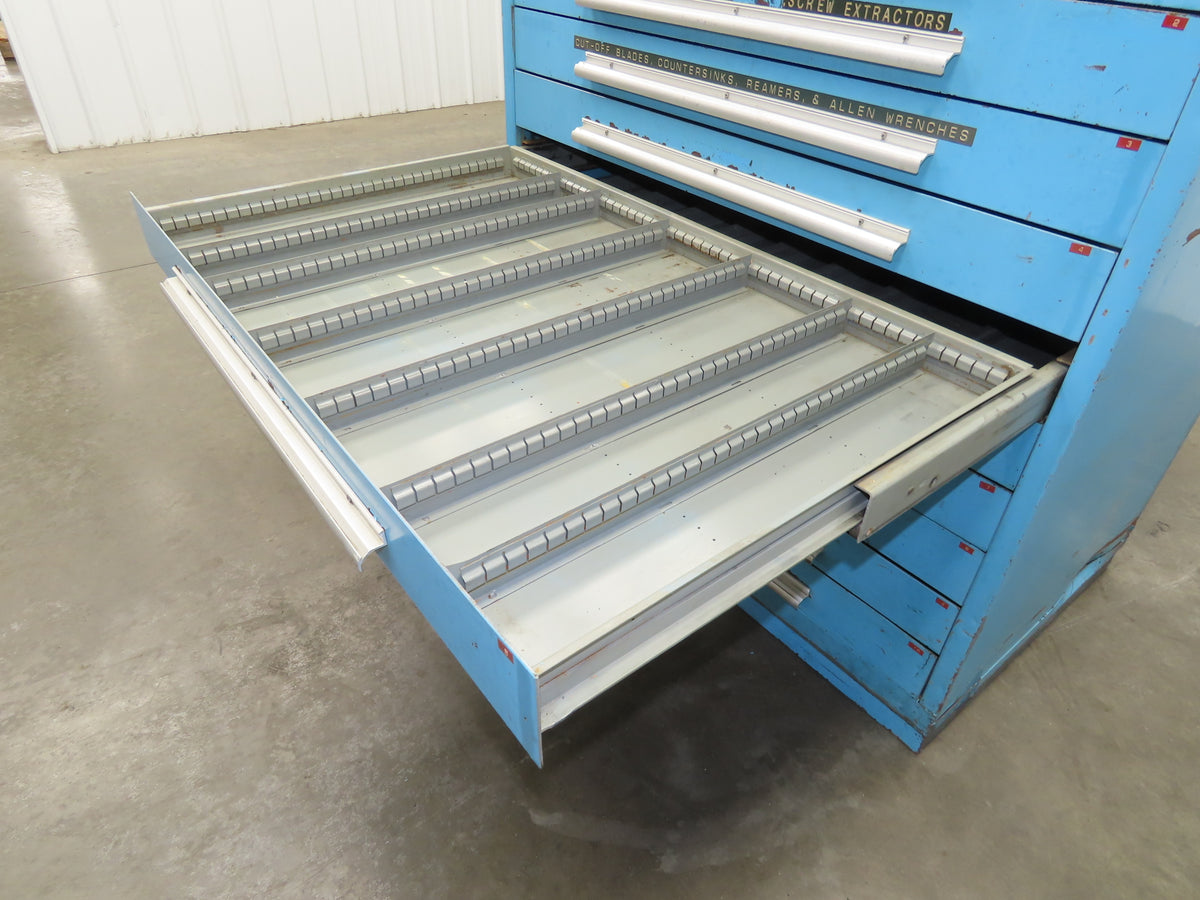 Nu-Era Tool Storage Cabinet Modular 10x 4" Drawer 45x28x46" Stanley Vidmar Lista