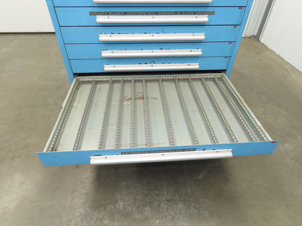 Nu-Era Tool Storage Cabinet Modular 10x 4" Drawer 45x28x46" Stanley Vidmar Lista