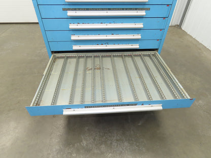 Nu-Era Tool Storage Cabinet Modular 10x 4" Drawer 45x28x46" Stanley Vidmar Lista