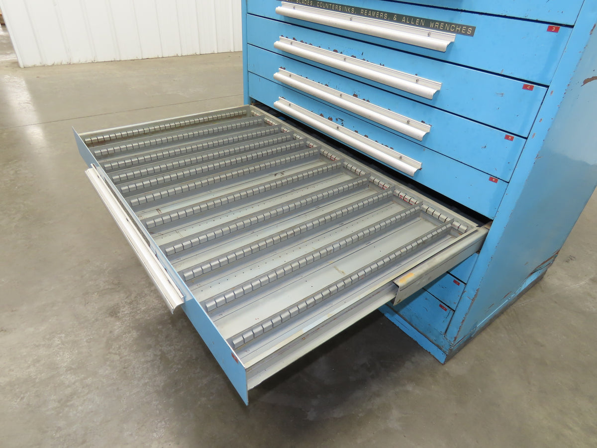 Nu-Era Tool Storage Cabinet Modular 10x 4" Drawer 45x28x46" Stanley Vidmar Lista