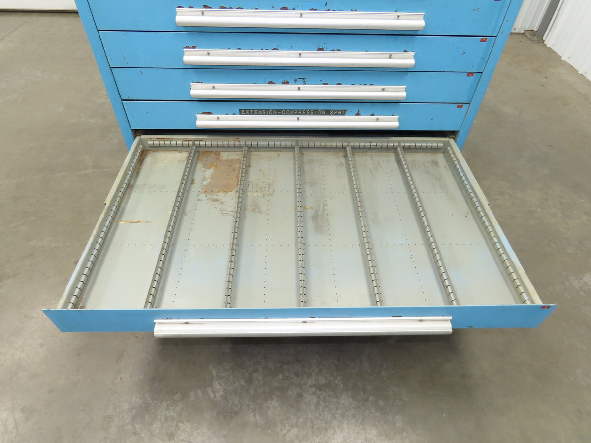 Nu-Era Tool Storage Cabinet Modular 10x 4" Drawer 45x28x46" Stanley Vidmar Lista