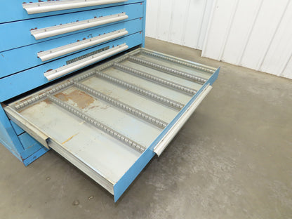 Nu-Era Tool Storage Cabinet Modular 10x 4" Drawer 45x28x46" Stanley Vidmar Lista