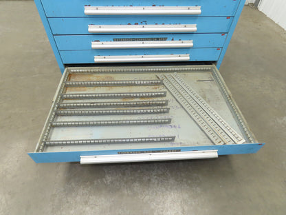 Nu-Era Tool Storage Cabinet Modular 10x 4" Drawer 45x28x46" Stanley Vidmar Lista