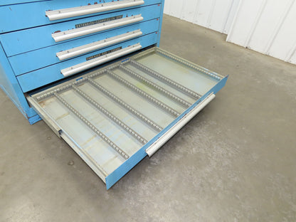 Nu-Era Tool Storage Cabinet Modular 10x 4" Drawer 45x28x46" Stanley Vidmar Lista