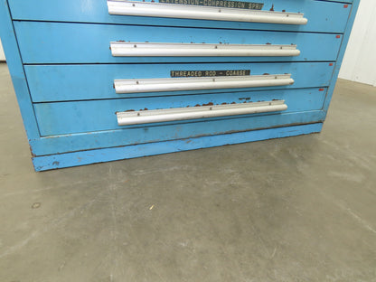 Nu-Era Tool Storage Cabinet Modular 10x 4" Drawer 45x28x46" Stanley Vidmar Lista
