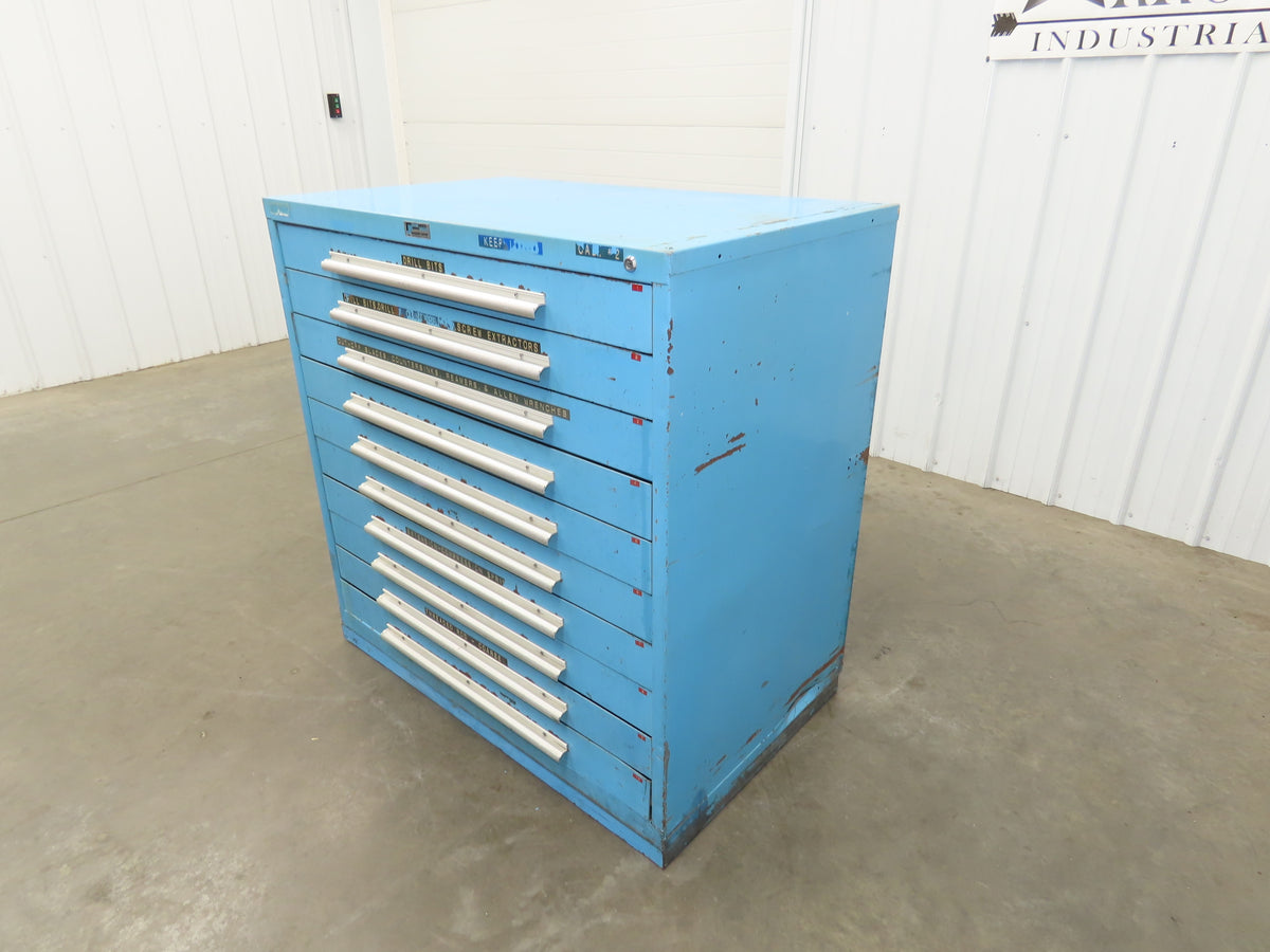 Nu-Era Tool Storage Cabinet Modular 10x 4" Drawer 45x28x46" Stanley Vidmar Lista