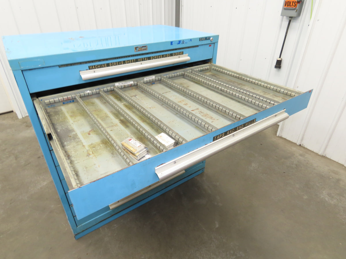 Nu-Era Tool Storage Cabinet Modular 10x 4" Drawer 45x28x46" Stanley Vidmar Lista