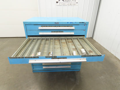 Nu-Era Tool Storage Cabinet Modular 10x 4" Drawer 45x28x46" Stanley Vidmar Lista