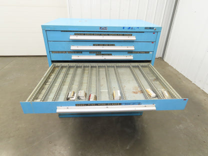 Nu-Era Tool Storage Cabinet Modular 10x 4" Drawer 45x28x46" Stanley Vidmar Lista