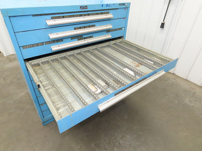 Nu-Era Tool Storage Cabinet Modular 10x 4" Drawer 45x28x46" Stanley Vidmar Lista