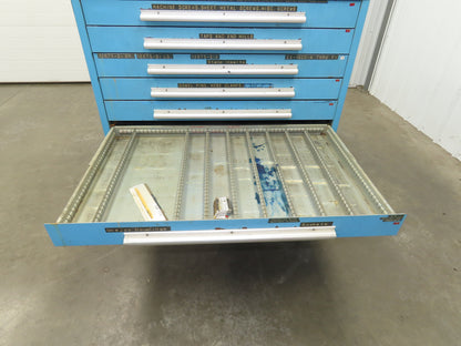 Nu-Era Tool Storage Cabinet Modular 10x 4" Drawer 45x28x46" Stanley Vidmar Lista