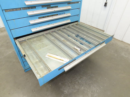 Nu-Era Tool Storage Cabinet Modular 10x 4" Drawer 45x28x46" Stanley Vidmar Lista