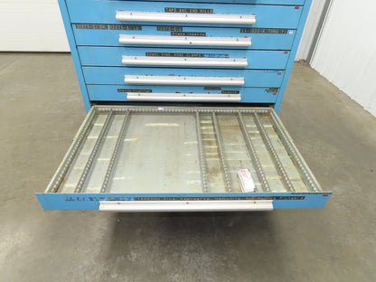 Nu-Era Tool Storage Cabinet Modular 10x 4" Drawer 45x28x46" Stanley Vidmar Lista