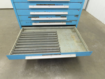Nu-Era Tool Storage Cabinet Modular 10x 4" Drawer 45x28x46" Stanley Vidmar Lista
