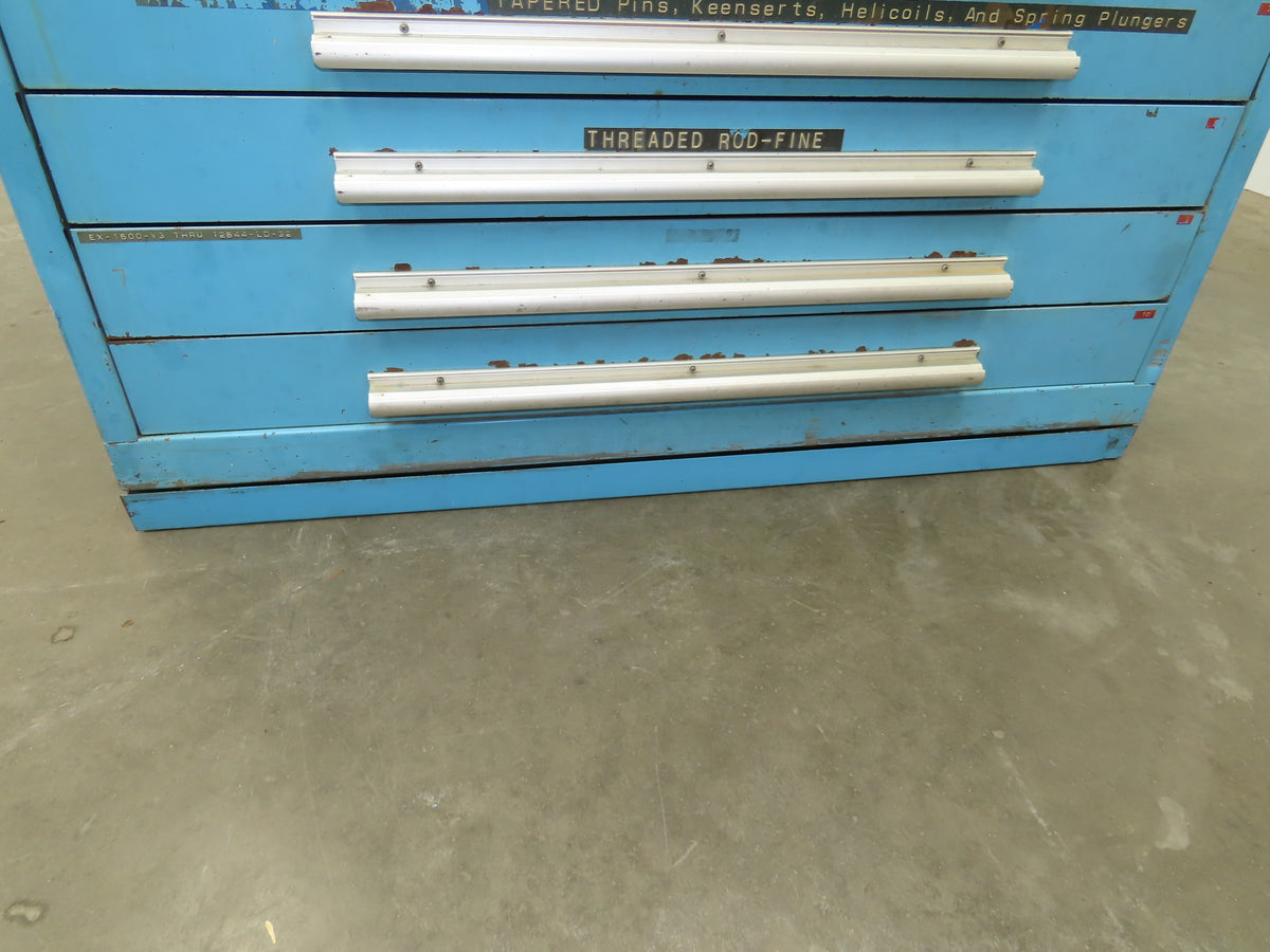 Nu-Era Tool Storage Cabinet Modular 10x 4" Drawer 45x28x46" Stanley Vidmar Lista