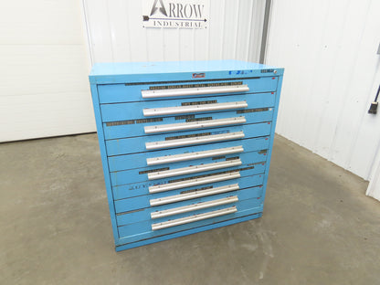 Nu-Era Tool Storage Cabinet Modular 10x 4" Drawer 45x28x46" Stanley Vidmar Lista