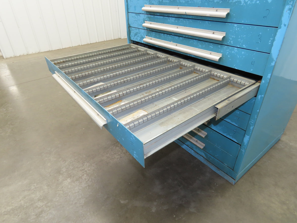 Nu-Era Tool Storage Cabinet Modular 10 Drawer 45x28x46" Stanley Vidmar Lista